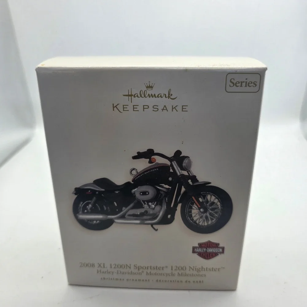 Hallmark Keepsake Harley Davidson Motorcycle Milestones Ornaments Lot of 3 Boxed
